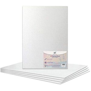 Habercrafts A3 Canvas Panel Stretched Blank Canvas Board Primed Artist Boards 100% Cotton for Oil Paint Acrylic Painting Mixed Media Acid Free White Canvases Art Painting Panel (A3 Size 297 x 420mm 5 Boards) Habercrafts A3 Canvas Panel Stretched Blank Canvas Board Primed Artist Boards 100% Cotton for Oil Paint Acrylic Painting Mixed Media Acid Free White Canvases Art Painting Panel (A3 Size 297 x 420mm 5 Boards)