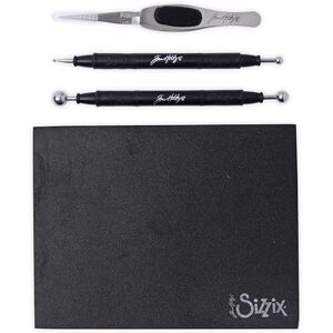 Sizzix Tim Holtz Shaping Kit 665304 – Scrapbooking and Cardmaking Paper Sculpting Set (Black) Sizzix Tim Holtz Shaping Kit 665304 – Scrapbooking and Cardmaking Paper Sculpting Set (Black)