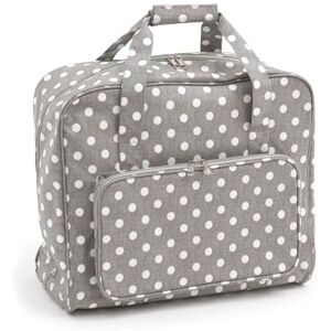 Hobby Gift Hobbygift MR4660 8 Value Collection: Sewing Machine Bag: Matt PVC: Grey Linen Polka Dot, Cotton, Assorted, 20 x 43 x 37 cm Hobby Gift Hobbygift MR4660 8 Value Collection: Sewing Machine Bag: Matt PVC: Grey Linen Polka Dot, Cotton, Assorted, 20 x 43 x 37 cm