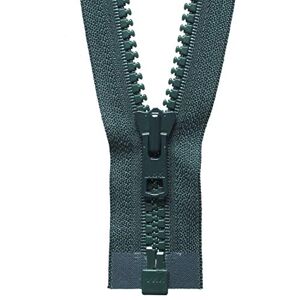 YKK Open Ended Zip, No. 890 Forest Green, 76 cm Length YKK Open Ended Zip, No. 890 Forest Green, 76 cm Length