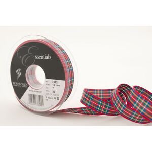 Berisfords 7622 Traditional Ribbon in Royal Stewart Plaid, 25m x 16mm, blue Berisfords 7622 Traditional Ribbon in Royal Stewart Plaid, 25m x 16mm, blue