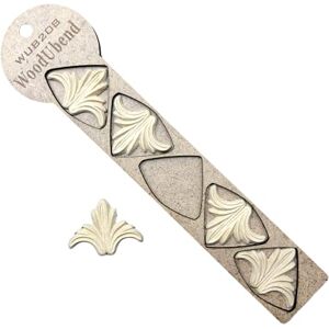 WoodUbend WUB0208 Decorative Plumes Heat Bendable & Flexible Wood Appliques 4.5x4cm DIY Craft, Furniture & Home Decor Easy to Apply & Paint Versatile, Reusable & Durable Decals (5 Pack) WoodUbend WUB0208 Decorative Plumes Heat Bendable & Flexible Wood Appliques 4.5x4cm DIY Craft, Furniture & Home Decor Easy to Apply & Paint Versatile, Reusable & Durable Decals (5 Pack)