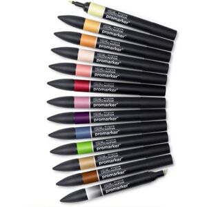 Winsor & Newton , Promarker, Manga Steampunk, Set of 12+1 Blender, Alcohol Based Dual Tip Markers Winsor & Newton , Promarker, Manga Steampunk, Set of 12+1 Blender, Alcohol Based Dual Tip Markers