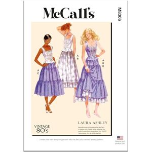 McCall's Sewing Pattern M8306F5 Misses' Top and Skirts by Laura Ashley McCall's Sewing Pattern M8306F5 Misses' Top and Skirts by Laura Ashley