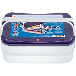Prym Jumbo Box, Purple, 40 x 26,5 x 17,5 cm, Transparent, Deckel: Prym Jumbo Box, Purple, 40 x 26,5 x 17,5 cm, Transparent, Deckel: