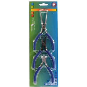 Creative Labs Set of 3 Pliers for Jewellery Making and DIY Crafts Needle Nose, Flat Nose, End Cutter Creative Labs Set of 3 Pliers for Jewellery Making and DIY Crafts Needle Nose, Flat Nose, End Cutter