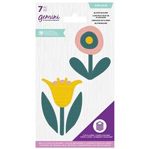 Crafter's Companion Gemini-Multi Media Die Set for Fabric Cutting-Bloom Builder Flower Dies, Copper, One Size Crafter's Companion Gemini-Multi Media Die Set for Fabric Cutting-Bloom Builder Flower Dies, Copper, One Size