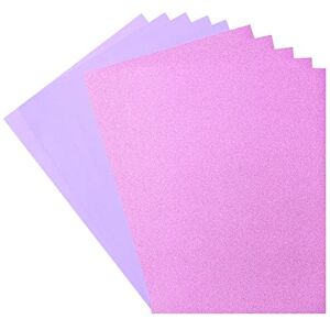 Creative Labs Florence Glitter Paper and Cardstock A4 Coloured Card Making Supplies Lavender/Hyacinth 10 Sheets Coloured Paper for Scrapbooking, Card Making and Other Paper Crafts 250/216 GSM Creative Labs Florence Glitter Paper and Cardstock A4 Coloured Card Making Supplies Lavender/Hyacinth 10 Sheets Coloured Paper for Scrapbooking, Card Making and Other Paper Crafts 250/216 GSM