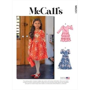 McCall's Sewing Pattern M8251CHJ Child/Girl Dress McCall's Sewing Pattern M8251CHJ Child/Girl Dress