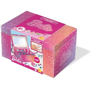 Liscianigiochi Lisciani BARBIE We Dream Together Jewellery Box Jewellery Box to Create for Children From 5 Years Activity Without Screen Fine Motor Skills, Creativity and Storage Beads and Charm Kit Liscianigiochi Lisciani BARBIE We Dream Together Jewellery Box Jewellery Box to Create for Children From 5 Years Activity Without Screen Fine Motor Skills, Creativity and Storage Beads and Charm Kit