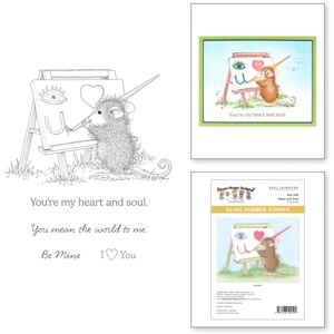 House-Mouse Heart and Soul Cling Rubber Stamps from The Heart and Soul Collection House-Mouse Heart and Soul Cling Rubber Stamps from The Heart and Soul Collection