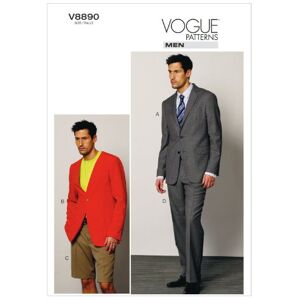 Vogue Patterns V8890 Size MUU 34-36-38-40 Men's Jacket Shorts and Pants Vogue Patterns V8890 Size MUU 34-36-38-40 Men's Jacket Shorts and Pants