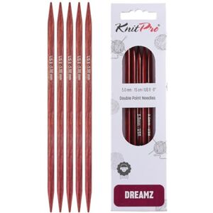KNITPRO Dreamz Double Pointed Needles 6" (15cm) Size 5.00mm KNITPRO Dreamz Double Pointed Needles 6" (15cm) Size 5.00mm