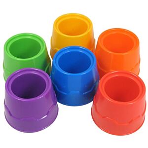 Craftplay Non-spill paint/storage pots Pack of 6 Ideal paint pots Assorted colours Craftplay Non-spill paint/storage pots Pack of 6 Ideal paint pots Assorted colours