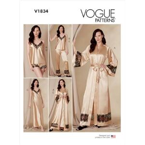 Vogue Patterns V1834B5 Misses Sleepwear B5 (8-10-12-14-16) Vogue Patterns V1834B5 Misses Sleepwear B5 (8-10-12-14-16)