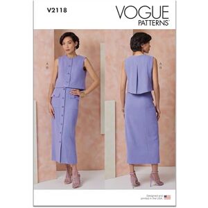 Vogue Sewing Patterns V2118U5 Misses' Top and Skirt U5 (16-18-20-22-24) Vogue Sewing Patterns V2118U5 Misses' Top and Skirt U5 (16-18-20-22-24)