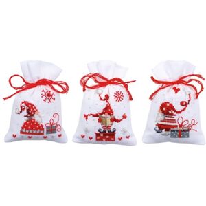Vervaco Bag Kit-Set of 3 Pieces, Cotton, Multi-Colour, 8 x 12 x 0.3 cm Vervaco Bag Kit-Set of 3 Pieces, Cotton, Multi-Colour, 8 x 12 x 0.3 cm