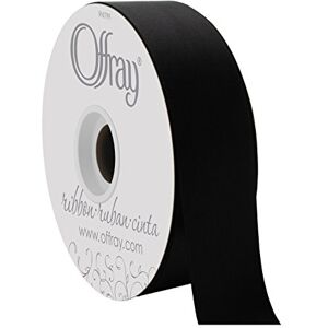 Berwick Offray Double Face Satin Ribbon, 50 Yards, Black Berwick Offray Double Face Satin Ribbon, 50 Yards, Black
