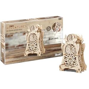 Revell 00616 Tiny Adventures Magic Clock Wooden Model Kit with Rubber Band Mechanism & Winding Key Height 21.8cm Revell 00616 Tiny Adventures Magic Clock Wooden Model Kit with Rubber Band Mechanism & Winding Key Height 21.8cm