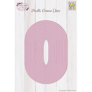 Nellie's Choice Oval Nesting Die Set - Multi Frame Cutting Card Supplies - Pink Nellie's Choice Oval Nesting Die Set - Multi Frame Cutting Card Supplies - Pink