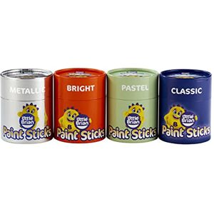 Little Brian Paint Sticks For Kids 40 Pack Assorted Colours & Fun Storage Pots Mess-Free, Easy Clean Up, Fast Drying Action, Vibrant Colours, Multi-Surface, Twist & Paint Little Brian Paint Sticks For Kids 40 Pack Assorted Colours & Fun Storage Pots Mess-Free, Easy Clean Up, Fast Drying Action, Vibrant Colours, Multi-Surface, Twist & Paint