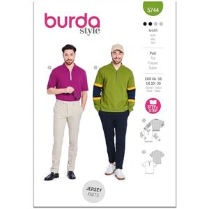 Burda Style Sewing Pattern B5744 Men's Sweatshirt & T-Shirt Burda Style Sewing Pattern B5744 Men's Sweatshirt & T-Shirt