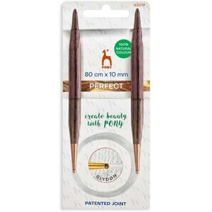 Pony Perfect Circular Knitting Needles Wood 80cm 10mm 1pc Pony Perfect Circular Knitting Needles Wood 80cm 10mm 1pc