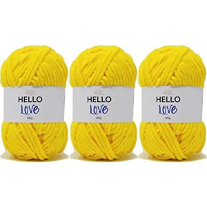 Hello Love Baby Blanket Yarn 300g School Yellow Hello Love Baby Blanket Yarn 300g School Yellow