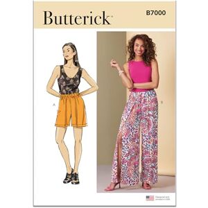Butterick Paper Pattern B7000Y5 Misses' Shorts and Trousers Y5 (18-20-22-24-26) Butterick Paper Pattern B7000Y5 Misses' Shorts and Trousers Y5 (18-20-22-24-26)