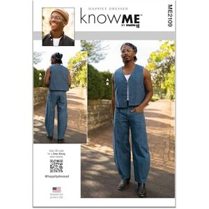 McCall's KNOW ME Sewing Pattern ME2109BB Men's Vest and Trousers by Happily Dressed BB (44-46-48-50-52) McCall's KNOW ME Sewing Pattern ME2109BB Men's Vest and Trousers by Happily Dressed BB (44-46-48-50-52)