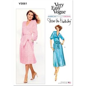 Vogue Patterns Vogue Sewing Pattern V2081B5 Misses' Wrap Dress by Diane Von Furstenberg B5(8-10-12-14-16) Vogue Patterns Vogue Sewing Pattern V2081B5 Misses' Wrap Dress by Diane Von Furstenberg B5(8-10-12-14-16)