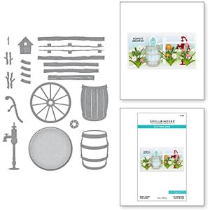 Spellbinders Rustic Etched Dies from The Country Garden Collection by Annie Williams, Metal, ONE Spellbinders Rustic Etched Dies from The Country Garden Collection by Annie Williams, Metal, ONE