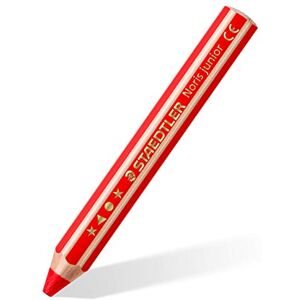 STAEDTLER Noris Junior 140-2 3-in-1 coloured pencil, red STAEDTLER Noris Junior 140-2 3-in-1 coloured pencil, red