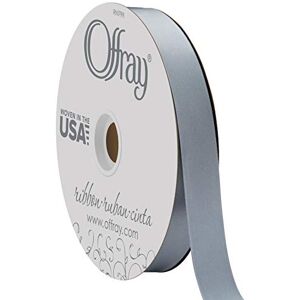 Berwick Offray Dusty Blue Satin Ribbon - Double-sided, 91.4 m Berwick Offray Dusty Blue Satin Ribbon - Double-sided, 91.4 m