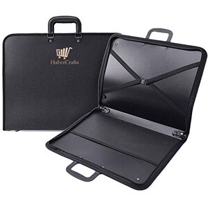 Habercrafts A2 Portfolio Case Art Folder Artist Presentation Carry Case Portfolio Carrying Strap Water Resistant Vinyl Storage Pocket Protection Zip Bag 45.5 x 62.5 x 3.8 Deep (A2 Art Portfolio) Habercrafts A2 Portfolio Case Art Folder Artist Presentation Carry Case Portfolio Carrying Strap Water Resistant Vinyl Storage Pocket Protection Zip Bag 45.5 x 62.5 x 3.8 Deep (A2 Art Portfolio)