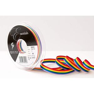 Berisfords Ribbon, Polyester, Rainbow, 10MM Berisfords Ribbon, Polyester, Rainbow, 10MM