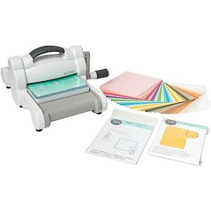 Sizzix Manual Die Cutting & Embossing (6") Cardmaking, Papercraft, Scrapbooking, Stencilling & More, Big Shot Starter Kit, One Size Sizzix Manual Die Cutting & Embossing (6") Cardmaking, Papercraft, Scrapbooking, Stencilling & More, Big Shot Starter Kit, One Size