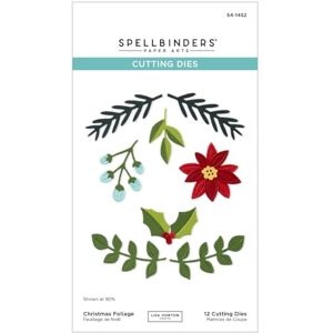 Spellbinders Christmas Foliage Etched Dies from The All About Christmas Collection by Lisa Horton Spellbinders Christmas Foliage Etched Dies from The All About Christmas Collection by Lisa Horton