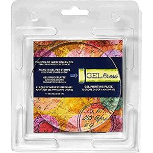 Gel Press Monoprinting Print Plate 4” Circle (10.2 cm) Gel Plate Printmaking Supplies Reusable Gel Printing Plates for Press Art for Card Making, Scrapbooking, Journaling, Arts & Crafts Gel Press Monoprinting Print Plate 4” Circle (10.2 cm) Gel Plate Printmaking Supplies Reusable Gel Printing Plates for Press Art for Card Making, Scrapbooking, Journaling, Arts & Crafts