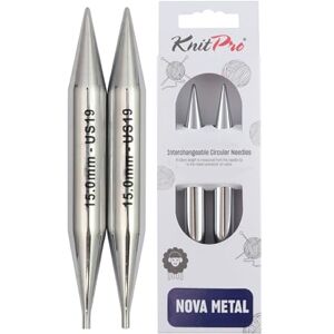 KNITPRO Nova Interchangeable Circular Needles 5" (13cm) 15.00mm KNITPRO Nova Interchangeable Circular Needles 5" (13cm) 15.00mm