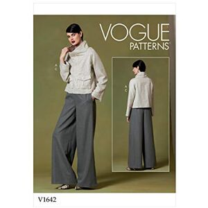 Vogue Patterns -V1642Y-Misses Suits & Coordinates; Misses Tops; Misses Pants, Jumpsuits & Shorts, White Vogue Patterns -V1642Y-Misses Suits & Coordinates; Misses Tops; Misses Pants, Jumpsuits & Shorts, White