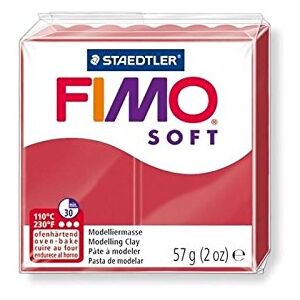 Staedtler Fimo Soft Cherry Red Clay - 56g, Pack of 6 Staedtler Fimo Soft Cherry Red Clay - 56g, Pack of 6
