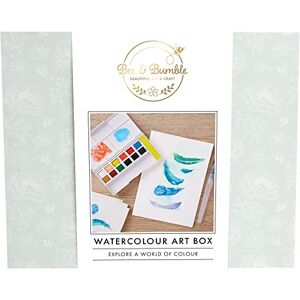 Bee & Bumble Watercolour Art & Crafts Paint Box, Oil Pastels, Soft Pastels, A5 Mixed Media Pad, Blending Stump, For The Budding Artist, Perfect For Adults And Children And Artists On The Go Bee & Bumble Watercolour Art & Crafts Paint Box, Oil Pastels, Soft Pastels, A5 Mixed Media Pad, Blending Stump, For The Budding Artist, Perfect For Adults And Children And Artists On The Go