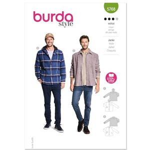 Burda Style Sewing Pattern B5768 Men's Jacket Burda Style Sewing Pattern B5768 Men's Jacket