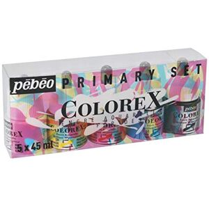PEBEO Pébéo Colorex Box 5 Vials 45 ml Assorted Manga Drawing Kit & Illustration Pébéo Colorex The Essential Colorex Ink Watercolor Pébéo Primary Colors Cyan, Magenta, Yellow, Black and White assorted colours,5x45ml,035076 PEBEO Pébéo Colorex Box 5 Vials 45 ml Assorted Manga Drawing Kit & Illustration Pébéo Colorex The Essential Colorex Ink Watercolor Pébéo Primary Colors Cyan, Magenta, Yellow, Black and White assorted colours,5x45ml,035076