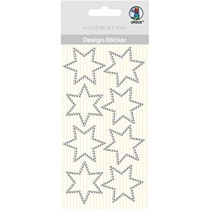 Ursus 75070021 Design Stickers Stars Transparent Pack of 8 Ursus 75070021 Design Stickers Stars Transparent Pack of 8
