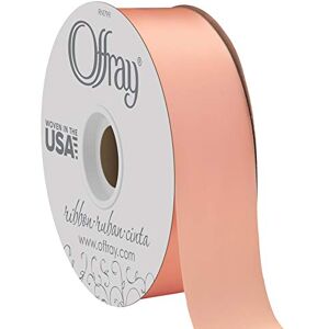 Berwick Offray Double Face Satin Craft Ribbon, 1-1/2-Inch Wide by 50-Yard Spool, Petal Peach Berwick Offray Double Face Satin Craft Ribbon, 1-1/2-Inch Wide by 50-Yard Spool, Petal Peach