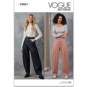 Vogue Patterns Paper Pattern V2051H5 Misses' Trousers H5(6-8-10-12-14) Vogue Patterns Paper Pattern V2051H5 Misses' Trousers H5(6-8-10-12-14)