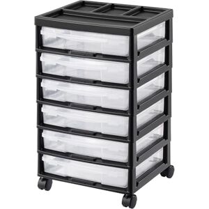 VEVOR Scrapbook Rolling Storage Cart, 6-Tier Large Capacity with Organizer Top, Black Frame with 6 Clear Cases and 4 Removable Wheels, Storage Organizer Rolling Cart for Arts and Crafts Supplies VEVOR Scrapbook Rolling Storage Cart, 6-Tier Large Capacity with Organizer Top, Black Frame with 6 Clear Cases and 4 Removable Wheels, Storage Organizer Rolling Cart for Arts and Crafts Supplies