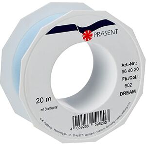 PRÄSENT C.E. Pattberg DREAM Ribbon With Wired Edges crystal, 20 m Gifts Band For Colourful Presents, 40 mm Width, Decorative Ribbon For Christmas, Easter, Baby Showers, Wedding Presents, Etc Easy To Form PRÄSENT C.E. Pattberg DREAM Ribbon With Wired Edges crystal, 20 m Gifts Band For Colourful Presents, 40 mm Width, Decorative Ribbon For Christmas, Easter, Baby Showers, Wedding Presents, Etc Easy To Form